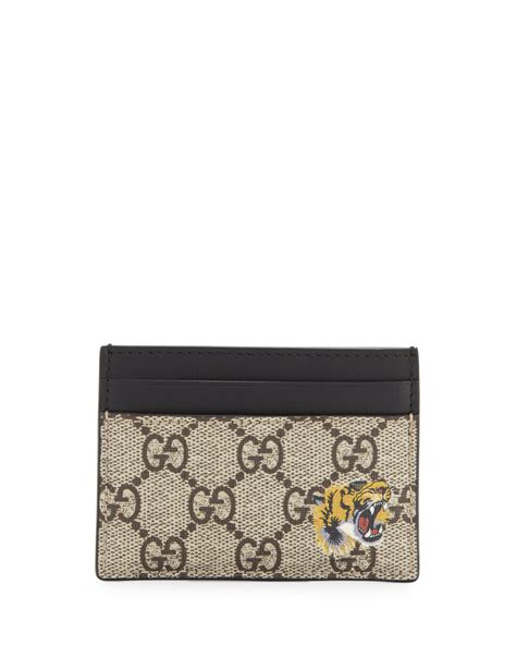 gucci slim card case|Gucci card holder sale clearance.